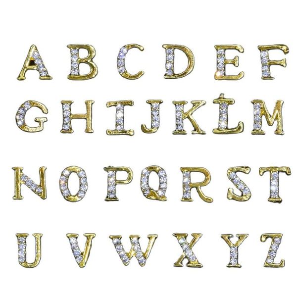 nail art decorations 10pcs/bag 26 english letters alloy decoration 3d clear rhinestone in gold zircon charms a to z manicure accessories d#7, Silver;gold
nail art decorations 10pcs/bag 26 english letters alloy decoration 3d clear rhinestone in gold zircon charms a to z manicure accessories d#7, Silver;gold
