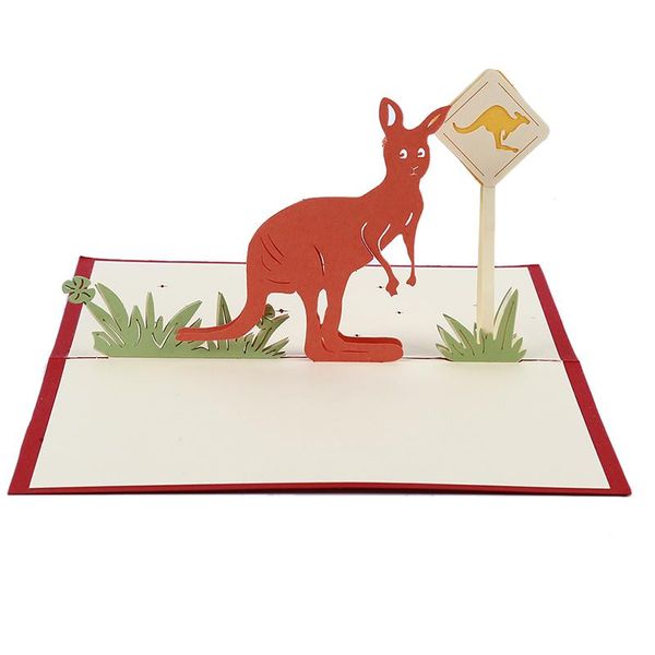 greeting cards 3d laser cut handmade cartoon kangaroo baby paper invitation card with envelope kids birthday school creative gift
greeting cards 3d laser cut handmade cartoon kangaroo baby paper invitation card with envelope kids birthday school creative gift