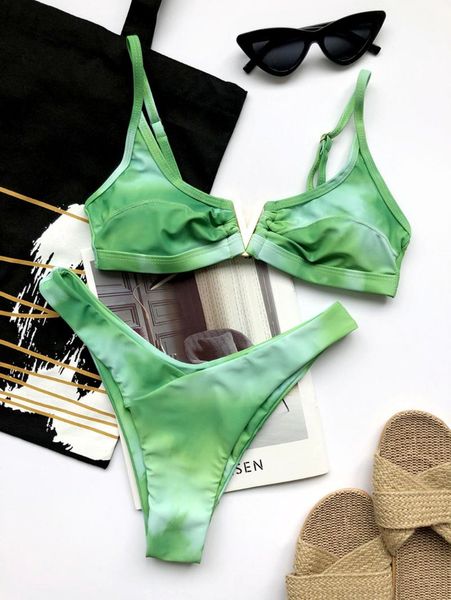 women's swimwear v neck tie dye mid waist bikini women female swimsuit high cut set bather bathing suit swim lady, White;black
women's swimwear v neck tie dye mid waist bikini women female swimsuit high cut set bather bathing suit swim lady, White;black