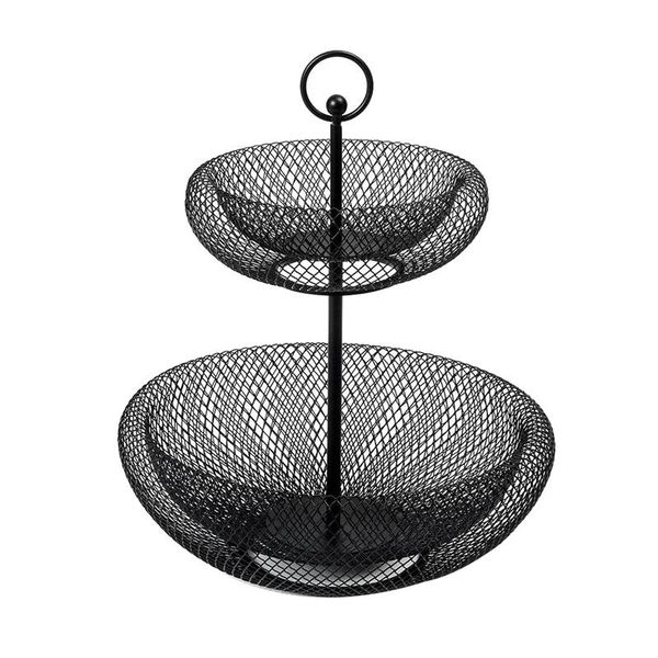 dishes & plates 2-tier fruit basket,wire bowls holder,decorative fruits basket,kintchen storage basket for vegetables,black
dishes & plates 2-tier fruit basket,wire bowls holder,decorative fruits basket,kintchen storage basket for vegetables,black