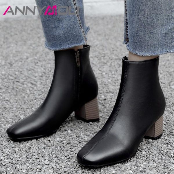 boots annymoli high heel woman block shoes square toe ankle zip ladies short winter brown apricot large size 46, Black
boots annymoli high heel woman block shoes square toe ankle zip ladies short winter brown apricot large size 46, Black
