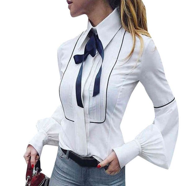 bow women office tie blouse lantern sleeve tunic button down shirts elegant white/blue womens and blouses
bow women office tie blouse lantern sleeve tunic button down shirts elegant white/blue womens and blouses