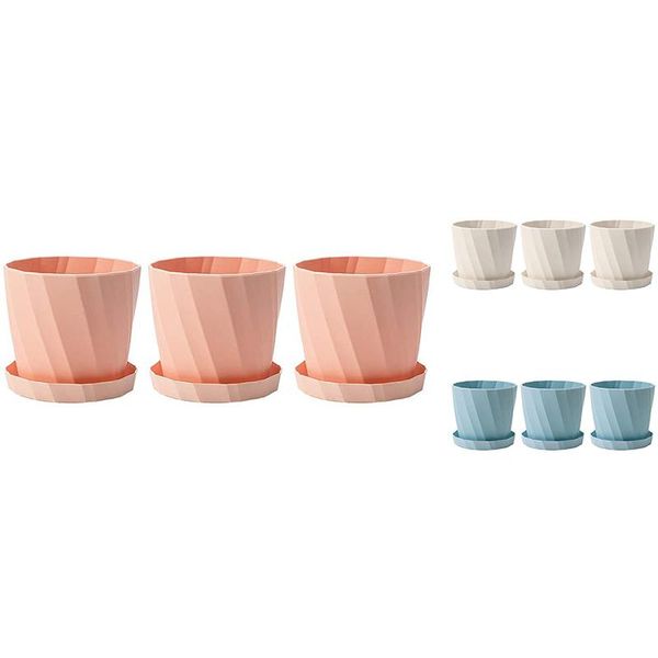 planters & pots plastic indoor flowerpot with drain hole and tray garden flowerpot, used for succulents, flowers, cacti
planters & pots plastic indoor flowerpot with drain hole and tray garden flowerpot, used for succulents, flowers, cacti