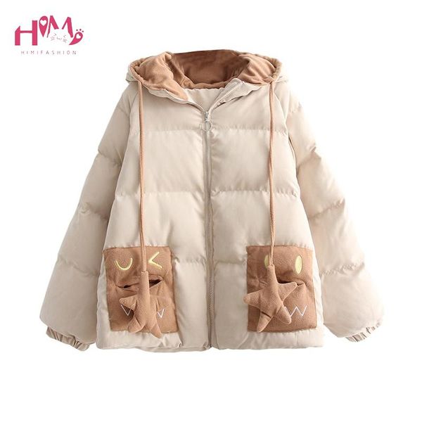 women's trench coats korean young girl cute cat ear hooded short size cotton zipper autumn winter warm coat outerwear overcoat, Tan;black
women's trench coats korean young girl cute cat ear hooded short size cotton zipper autumn winter warm coat outerwear overcoat, Tan;black