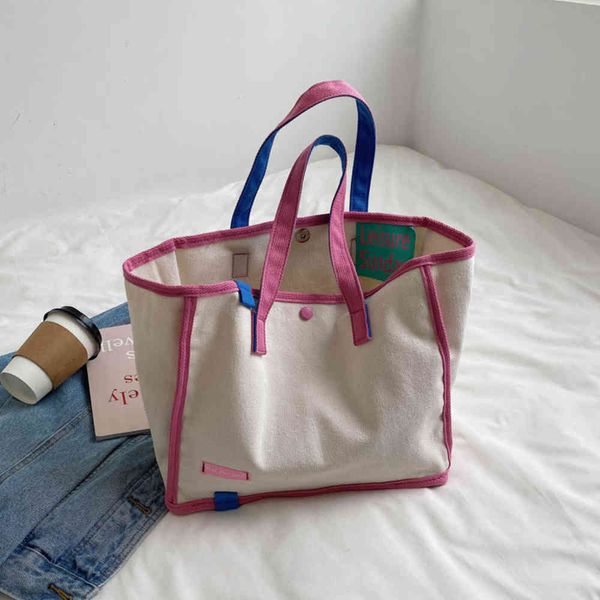 bag large eco canvas shoulder tote bag women luxury designer handbag female 2021 contrast color shopping big shopper s bolsas
bag large eco canvas shoulder tote bag women luxury designer handbag female 2021 contrast color shopping big shopper s bolsas
