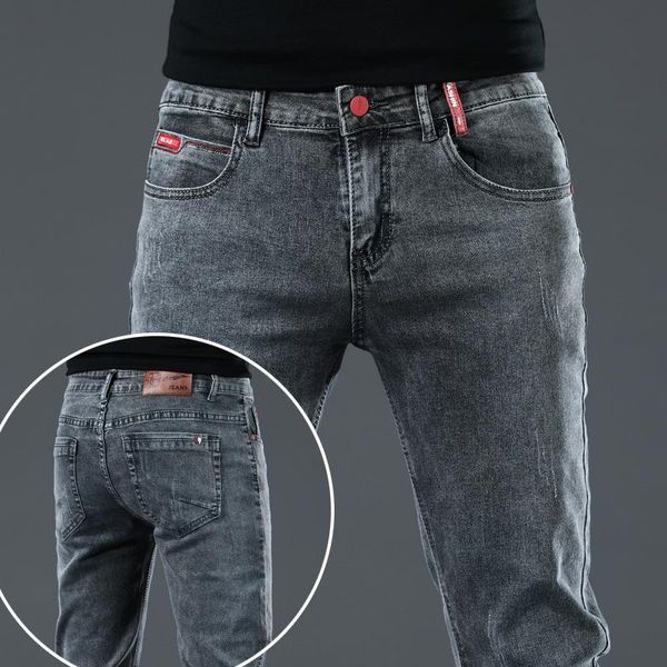 men's jeans 2021 cotton men pants lace up denim trousers black skinny slim hip hop sportswear elastic waist male, Blue
men's jeans 2021 cotton men pants lace up denim trousers black skinny slim hip hop sportswear elastic waist male, Blue