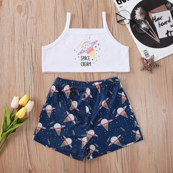 cute summer kids two-piece suit baby clothes toddler girl european and american sling letter blouse + printed shorts suit#35 clothing sets, White
cute summer kids two-piece suit baby clothes toddler girl european and american sling letter blouse + printed shorts suit#35 clothing sets, White