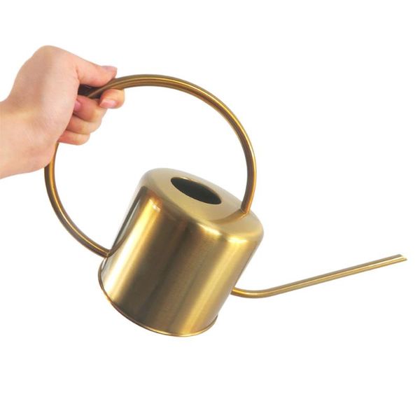 practical irrigation handle outdoor mini water bottle portable kettle garden stainless steel watering can 1300ml gardening equipments
practical irrigation handle outdoor mini water bottle portable kettle garden stainless steel watering can 1300ml gardening equipments