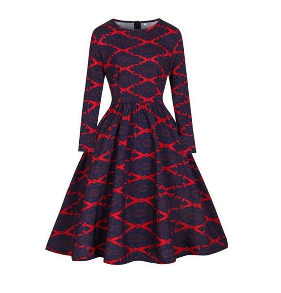 casual dresses ladies long sleeve 1950s vintage style rockabilly swing dress ball gown empire, Black;gray
casual dresses ladies long sleeve 1950s vintage style rockabilly swing dress ball gown empire, Black;gray