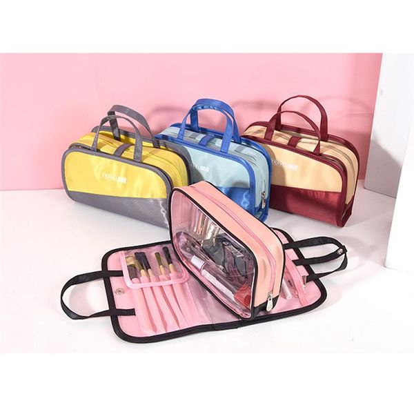 cosmetic organiser stylish brush pouch makeup bags portable case toiletry wash bag 2 in 1 for women girls & cases
cosmetic organiser stylish brush pouch makeup bags portable case toiletry wash bag 2 in 1 for women girls & cases