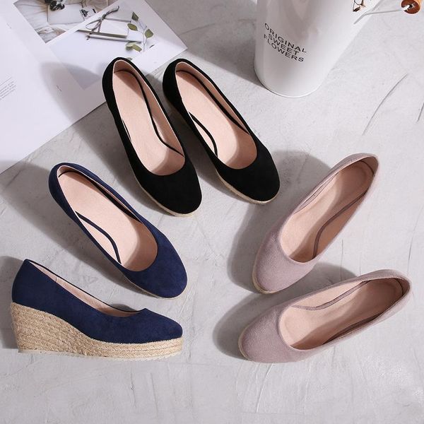 dress shoes fashion wedges women high heels elegant ladies party brand pumps wedge heel 7cm big size 42 yx3545, Black
dress shoes fashion wedges women high heels elegant ladies party brand pumps wedge heel 7cm big size 42 yx3545, Black