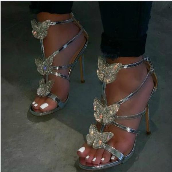 luxury women gladiator sandals rhinestone butterfly platform thin high heel fashion wedding ladies shoes zapatos de mujer, Black
luxury women gladiator sandals rhinestone butterfly platform thin high heel fashion wedding ladies shoes zapatos de mujer, Black