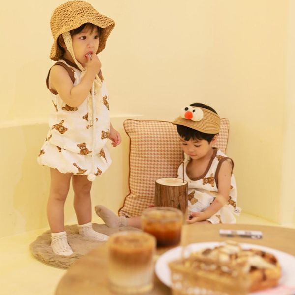 clothing sets born for baby girl boy 2 pieces outfits toddler vests+shorts suits bear print boys summer children clothes, White
clothing sets born for baby girl boy 2 pieces outfits toddler vests+shorts suits bear print boys summer children clothes, White