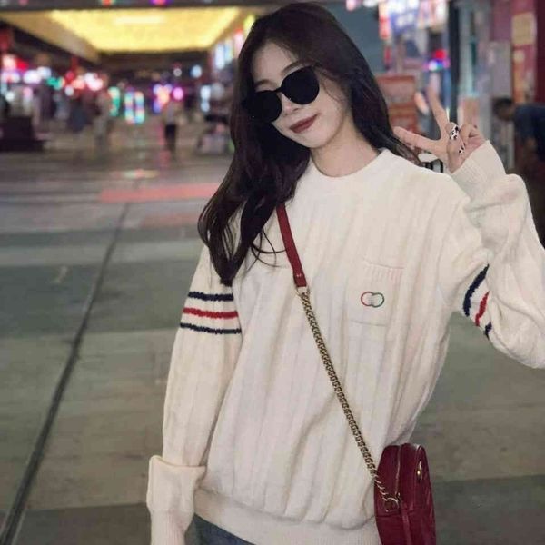 women's sweaters academic style women's mesh embroidered around the neck pullover shirt autumn loosed sleeve long coat h4e5, White;black
women's sweaters academic style women's mesh embroidered around the neck pullover shirt autumn loosed sleeve long coat h4e5, White;black