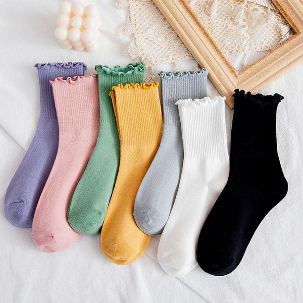 socks & hosiery frilly for women girls sweet fashion solid color cotton casual harajuku retro white pink yellow green ruffle, Black;white
socks & hosiery frilly for women girls sweet fashion solid color cotton casual harajuku retro white pink yellow green ruffle, Black;white