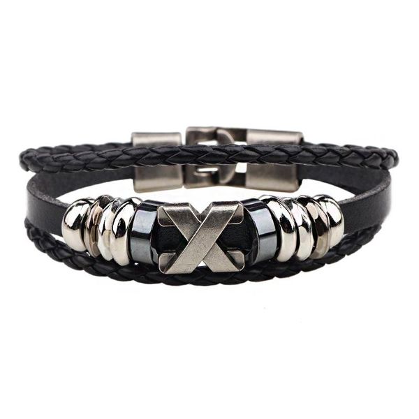 link, chain mens bracelets 2021 leather x letter vintage bracelet stainless steel accessories gifts for men charm jewelry holiday, Black
link, chain mens bracelets 2021 leather x letter vintage bracelet stainless steel accessories gifts for men charm jewelry holiday, Black