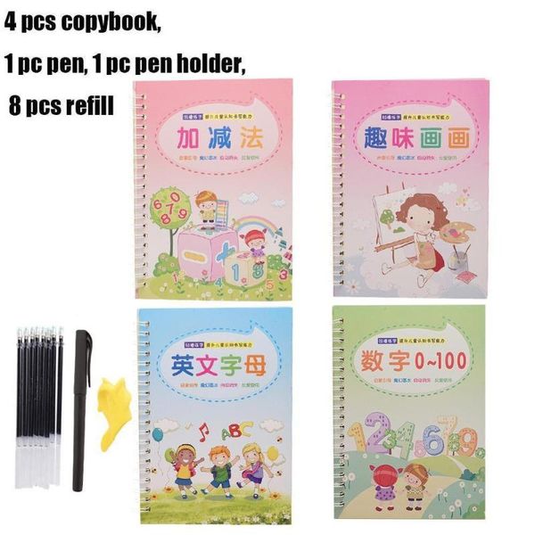 set learning number words concave writing paste children book kids educational english practice copybook handwriting notepads, Purple;pink
set learning number words concave writing paste children book kids educational english practice copybook handwriting notepads, Purple;pink