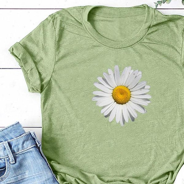 daisy printing women t shirts flowers summer casual shirt for cotton crew neck tee simple female camisas, White
daisy printing women t shirts flowers summer casual shirt for cotton crew neck tee simple female camisas, White