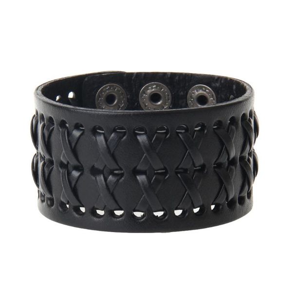 charm bracelets men braided leather bracelet dark buckle alloy cuff bangles black brown trendy retro wrist men's jewelry, Golden;silver
charm bracelets men braided leather bracelet dark buckle alloy cuff bangles black brown trendy retro wrist men's jewelry, Golden;silver