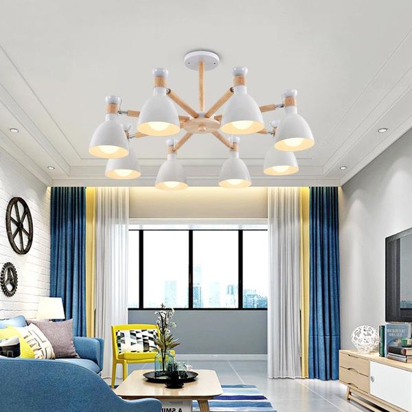 chandeliers wrought iron & solid wood e27 nordic personality simple white black gray color chandelier for bedroom kitchen living room
chandeliers wrought iron & solid wood e27 nordic personality simple white black gray color chandelier for bedroom kitchen living room