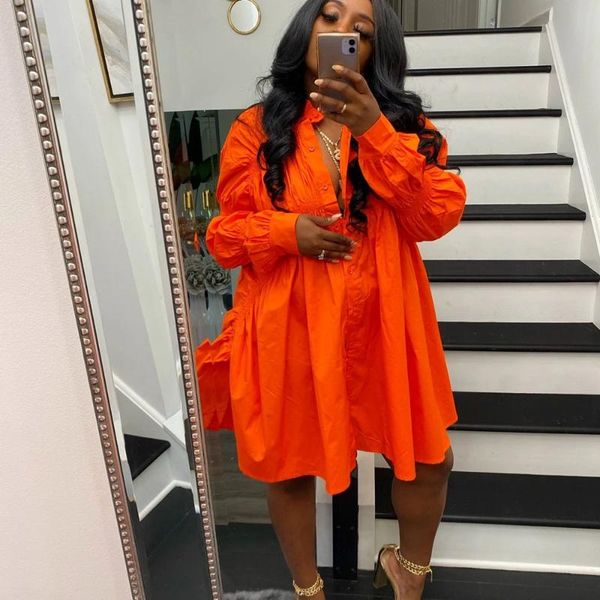 casual dresses spring summer long sleeve shirt dress women button up ruched blouse streetwear oversized loose robe femme, Black;gray
casual dresses spring summer long sleeve shirt dress women button up ruched blouse streetwear oversized loose robe femme, Black;gray