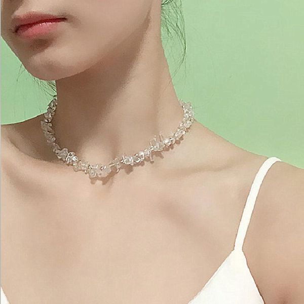 chains european and american holiday style irregular artificial crystal beaded choker neck chain gravel splicing clavicle small f, Silver
chains european and american holiday style irregular artificial crystal beaded choker neck chain gravel splicing clavicle small f, Silver