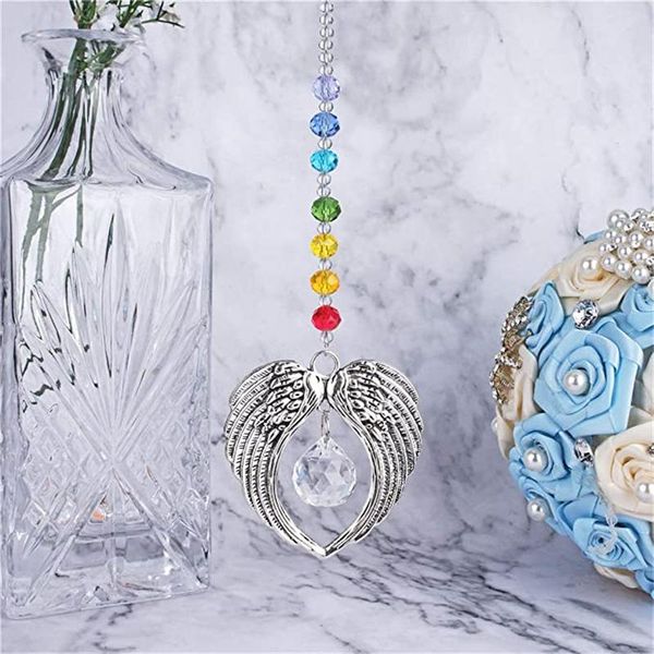 crystal angel wing pendant with ball rainbow maker hangings suncatcher for window home garden decor gifts in sto decorative objects & figuri
crystal angel wing pendant with ball rainbow maker hangings suncatcher for window home garden decor gifts in sto decorative objects & figuri