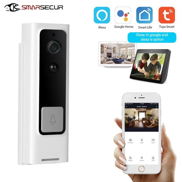 doorbells tuya app 2.0mp doorbell camera wifi security cctv mini wireless smart home video intercom work with goole/alexa
doorbells tuya app 2.0mp doorbell camera wifi security cctv mini wireless smart home video intercom work with goole/alexa