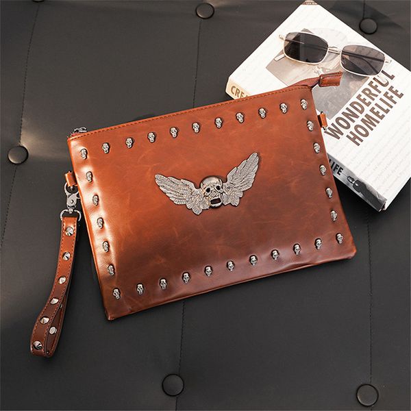 wallet personalized rivet handbag korean fashion shoulder bag ipad design crazy horse pu leather men's, Red;black
wallet personalized rivet handbag korean fashion shoulder bag ipad design crazy horse pu leather men's, Red;black