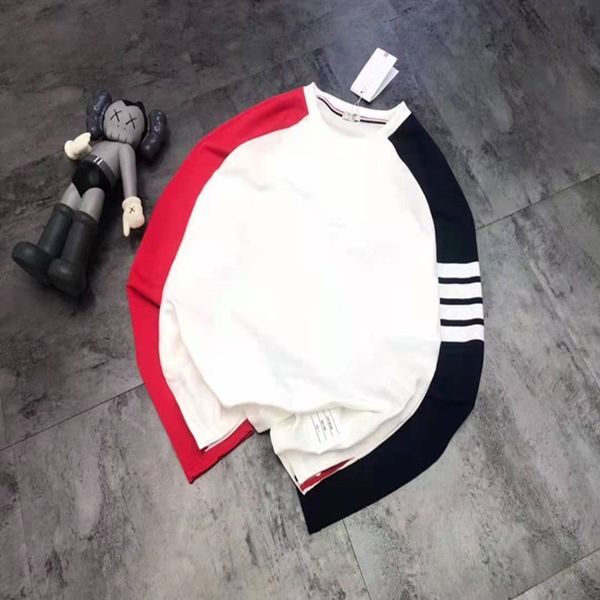 new lovers' classic yarn dyed left right contrast casual loose round neck sweater in autumn and 21, Black
new lovers' classic yarn dyed left right contrast casual loose round neck sweater in autumn and 21, Black