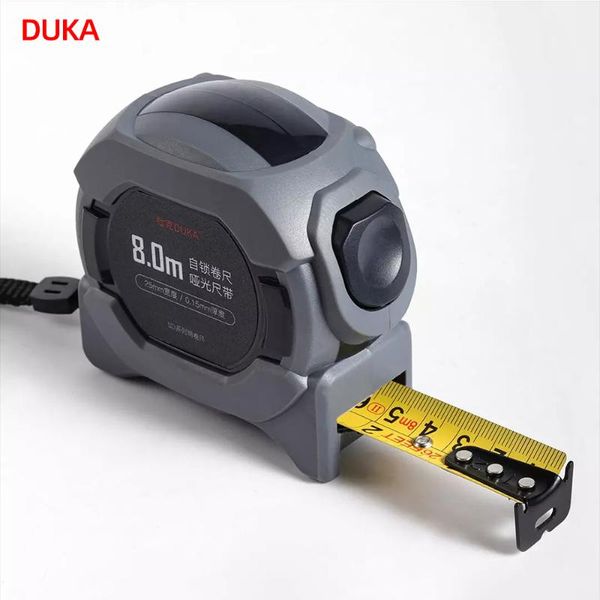 smart home control duka sd 8.0m precision steel tape measurement frosted retractable ruler rubberized drop-proof portable measuring tool
smart home control duka sd 8.0m precision steel tape measurement frosted retractable ruler rubberized drop-proof portable measuring tool