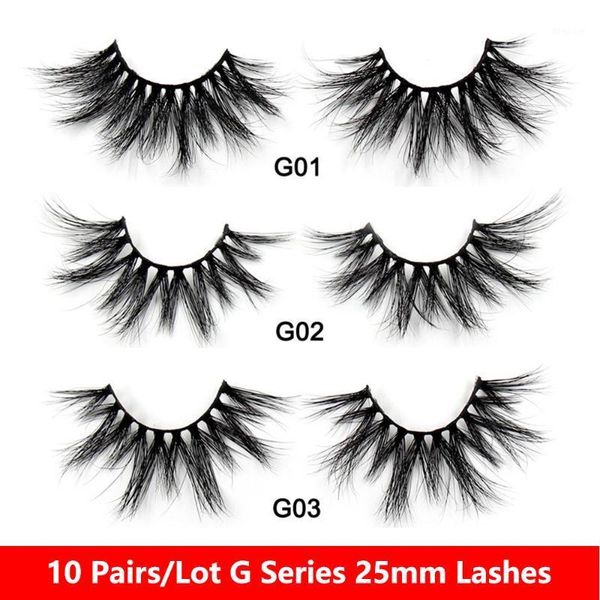 pairs mink lashes 25mm eyelashes 100% cruelty handmade reusable natural false makeup1
pairs mink lashes 25mm eyelashes 100% cruelty handmade reusable natural false makeup1