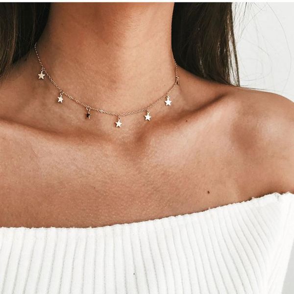 chains simple five-pointed star personality necklace women stainless steel jewelry korean fashion vintage cute 2021, Silver
chains simple five-pointed star personality necklace women stainless steel jewelry korean fashion vintage cute 2021, Silver