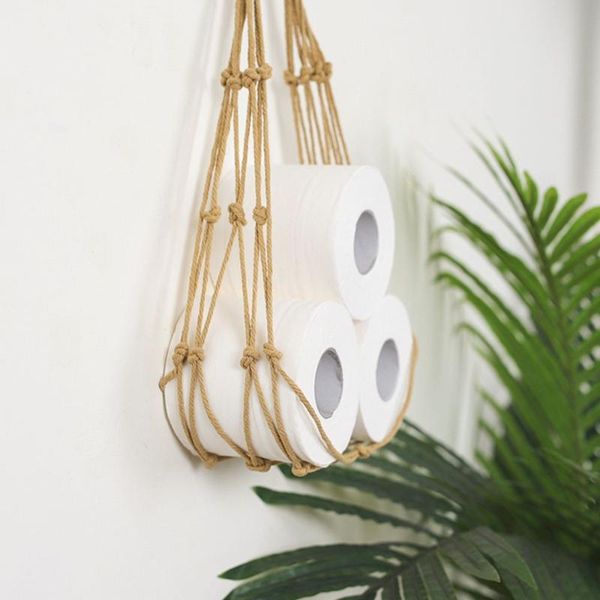 toilet paper holders bathroom decor durable hanging rack storage cotton rope holder magazine books
toilet paper holders bathroom decor durable hanging rack storage cotton rope holder magazine books
