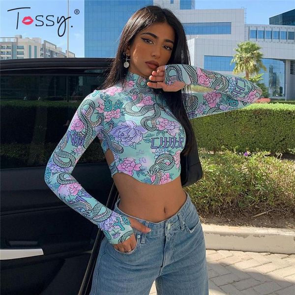 women's t-shirt tossy skinny backless floral crop women fashion printed short tee vintage high streetwear bodycon turtleneck tshirts su, White
women's t-shirt tossy skinny backless floral crop women fashion printed short tee vintage high streetwear bodycon turtleneck tshirts su, White