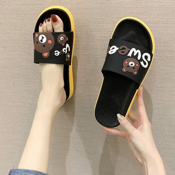 slippers 2021 female wear summer home indoor cartoon lovely couples bathroom slip-proof fashion, Black
slippers 2021 female wear summer home indoor cartoon lovely couples bathroom slip-proof fashion, Black