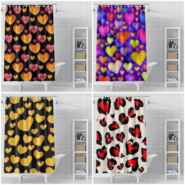 shower curtains colorful heart bathroom curtain frabic waterproof polyester bath with hooks 180x180 cm
shower curtains colorful heart bathroom curtain frabic waterproof polyester bath with hooks 180x180 cm