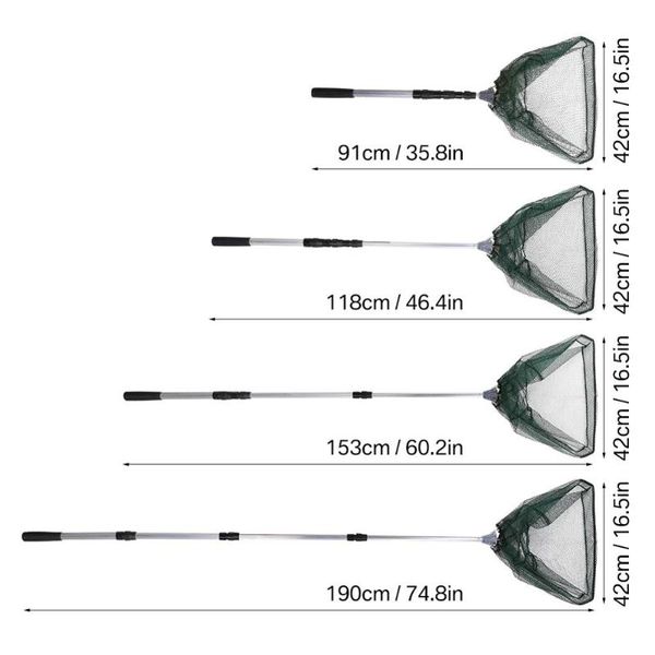 fishing accessories 190cm net aluminum alloy pole retractable telescoping foldable landing for casting network
fishing accessories 190cm net aluminum alloy pole retractable telescoping foldable landing for casting network