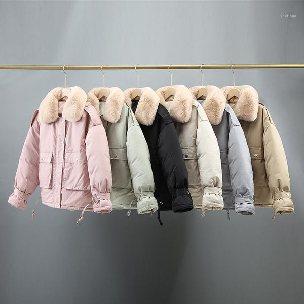 women's wool & blends short cotton liner parka coat 2021 winter jacket women casual thick warm ladies lapel solid color chic, Black
women's wool & blends short cotton liner parka coat 2021 winter jacket women casual thick warm ladies lapel solid color chic, Black