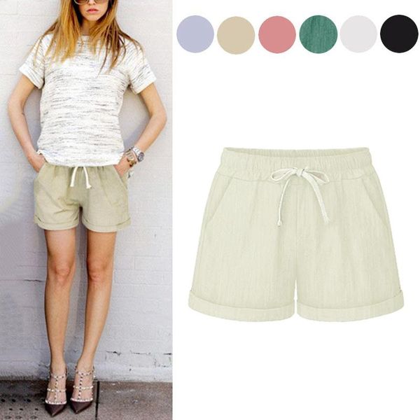 women's shorts ly summer women wide leg cotton high waist drawstring pockets girl casual plus size m-6xl fdm, White;black
women's shorts ly summer women wide leg cotton high waist drawstring pockets girl casual plus size m-6xl fdm, White;black