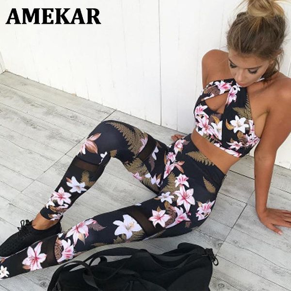 women's two piece pants tracksuit 1 or 2 yoga set floral print women bra+long sportsuite for fitness sport suit sportswear, White
women's two piece pants tracksuit 1 or 2 yoga set floral print women bra+long sportsuite for fitness sport suit sportswear, White