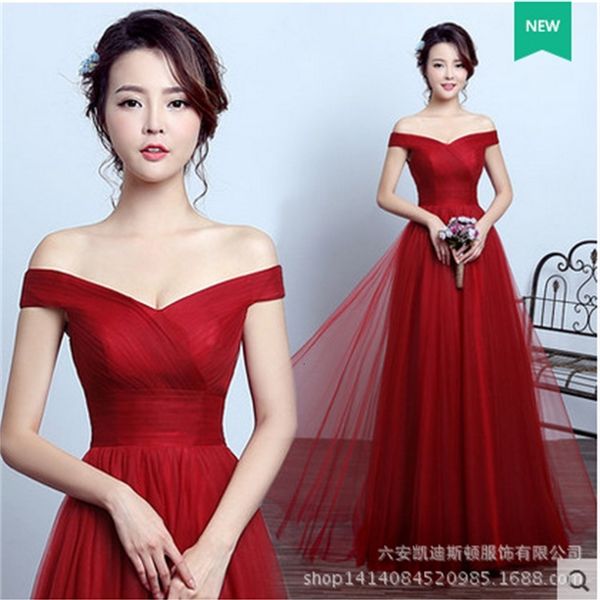 toast 2021 bride spring and summer one shoulder engagement wedding evening bridmaid drs long style, White
toast 2021 bride spring and summer one shoulder engagement wedding evening bridmaid drs long style, White