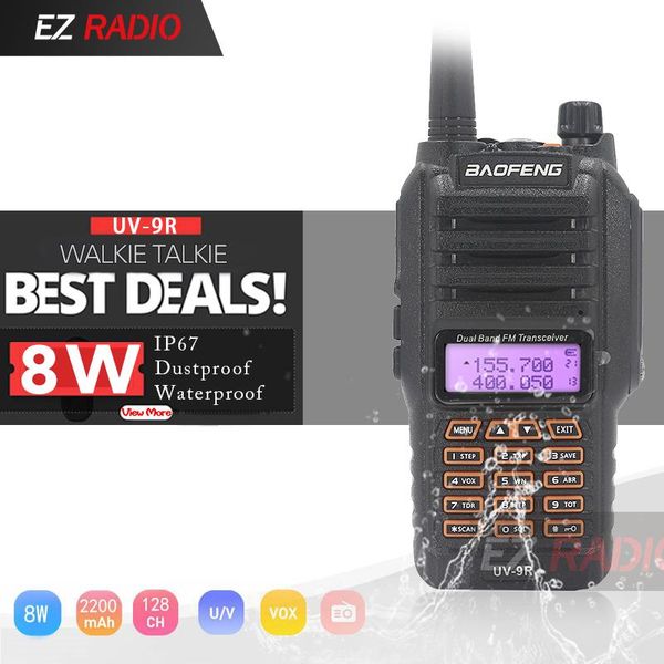 walkie talkie baofeng uv-9r waterproof dual band 136-174/400-520mhz ham radio uv 9r 8w 10km for kayak uv-xr plus
walkie talkie baofeng uv-9r waterproof dual band 136-174/400-520mhz ham radio uv 9r 8w 10km for kayak uv-xr plus