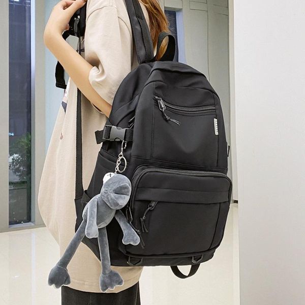 backpack solid color women's large capacity waterproof nylon men's travel color-changing fabric student school bag
backpack solid color women's large capacity waterproof nylon men's travel color-changing fabric student school bag
