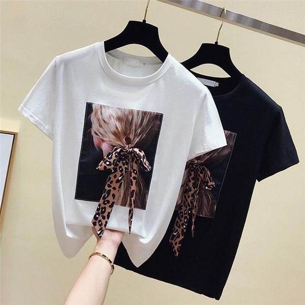 women's t-shirt korea white t shirt women clothes o-neck summer short sleeve appliques vintage tshirt casual black tee femme
women's t-shirt korea white t shirt women clothes o-neck summer short sleeve appliques vintage tshirt casual black tee femme