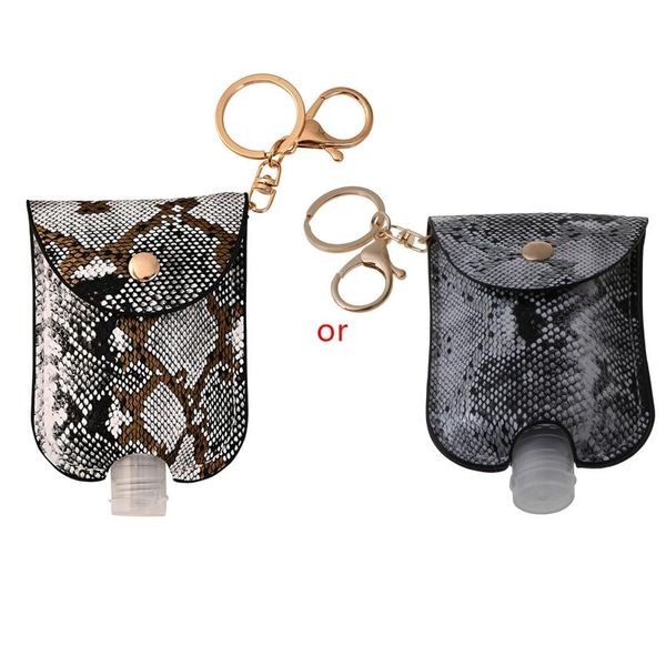 storage bottles & jars y98b leopard print portable empty bottle leather keychain holder clips to bags
storage bottles & jars y98b leopard print portable empty bottle leather keychain holder clips to bags