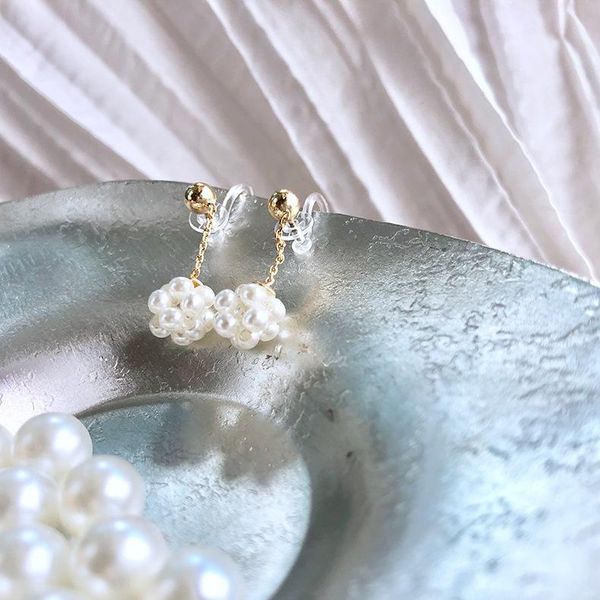 clip-on & screw back mini simulated pearl ball clip on earrings for women ear cuff, fashion without piercing jewelry 2021, Silver
clip-on & screw back mini simulated pearl ball clip on earrings for women ear cuff, fashion without piercing jewelry 2021, Silver