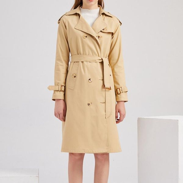 Women's Trench Coats Turndown-Collar Slim for Women High Waist Lace-up Windbreaker Outerwear Autumn Winter Female Outcoat with Belt EUHZ, Tan;black
Women's Trench Coats Turndown-Collar Slim for Women High Waist Lace-up Windbreaker Outerwear Autumn Winter Female Outcoat with Belt EUHZ, Tan;black