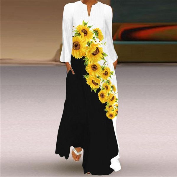 casual dresses 4# spring autumn women long dress sleeve floral print v-neck vintage maxi for elegant chiffon, Black;gray
casual dresses 4# spring autumn women long dress sleeve floral print v-neck vintage maxi for elegant chiffon, Black;gray
