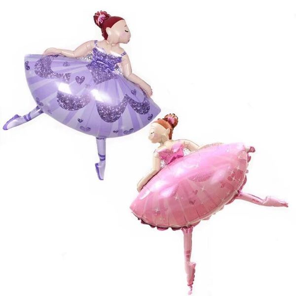 10pcs pink purple ballerina foil helium balloons for girls ballet dancer girl's happy birthday party decorations supplies decoration
10pcs pink purple ballerina foil helium balloons for girls ballet dancer girl's happy birthday party decorations supplies decoration